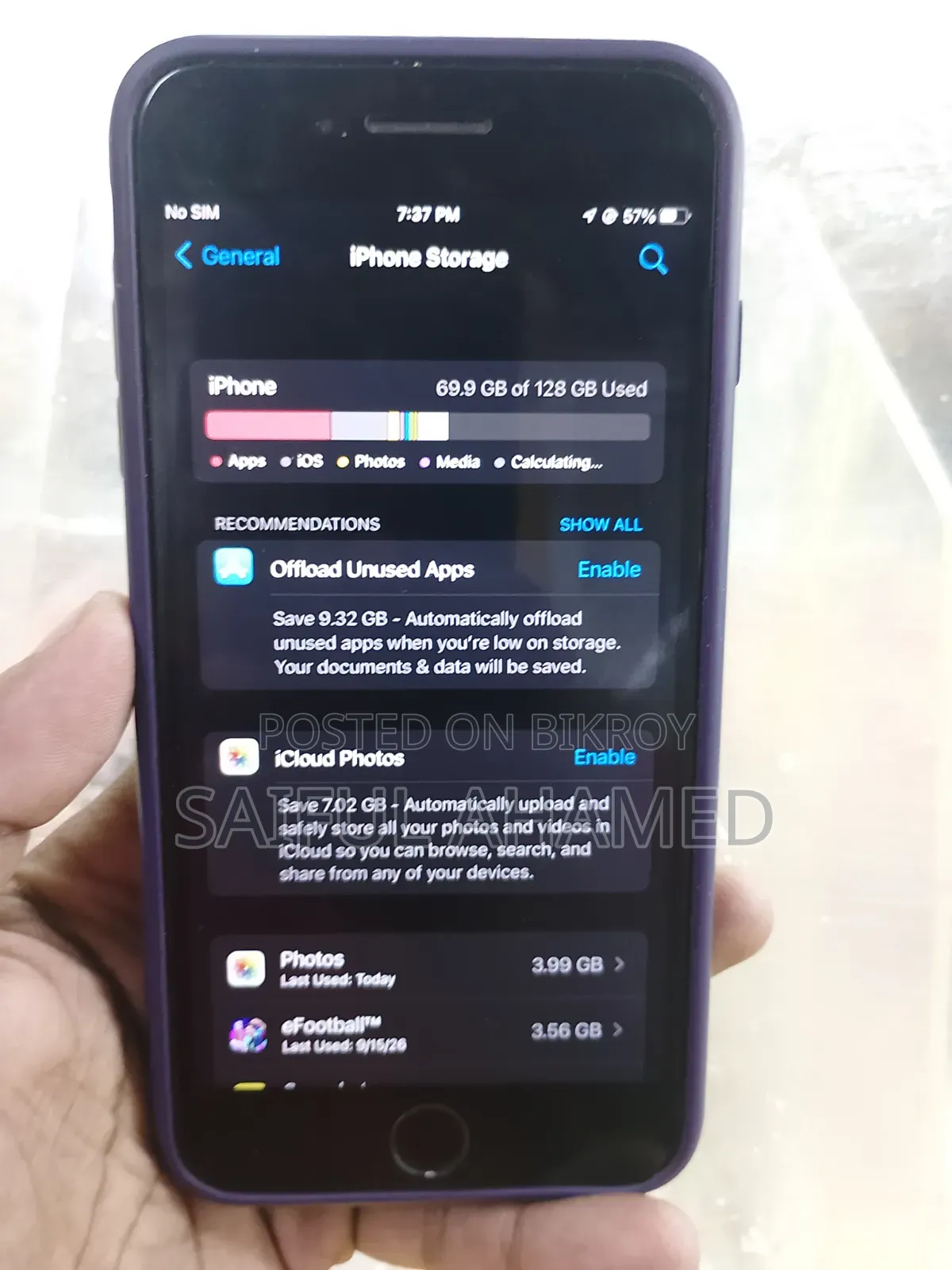 Apple iPhone 7 Plus 128 GB Black