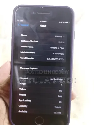 Apple iPhone 7 Plus 128 GB Black