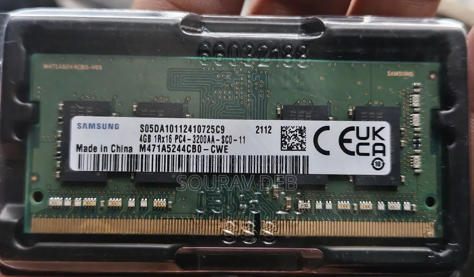 Samsung 4GB DDR4 3200MHz Laptop RAM