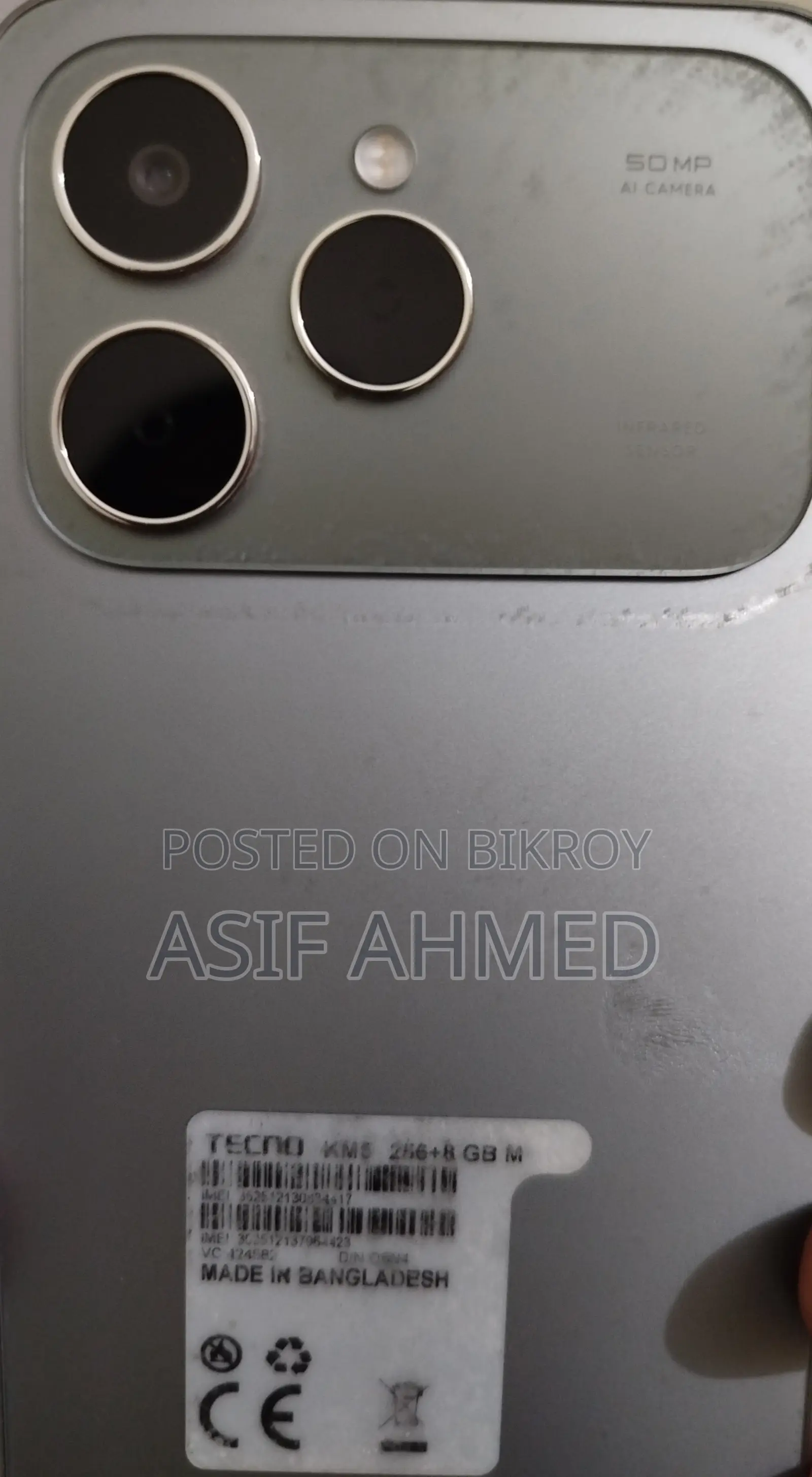 Tecno Spark 40 256 GB Gray