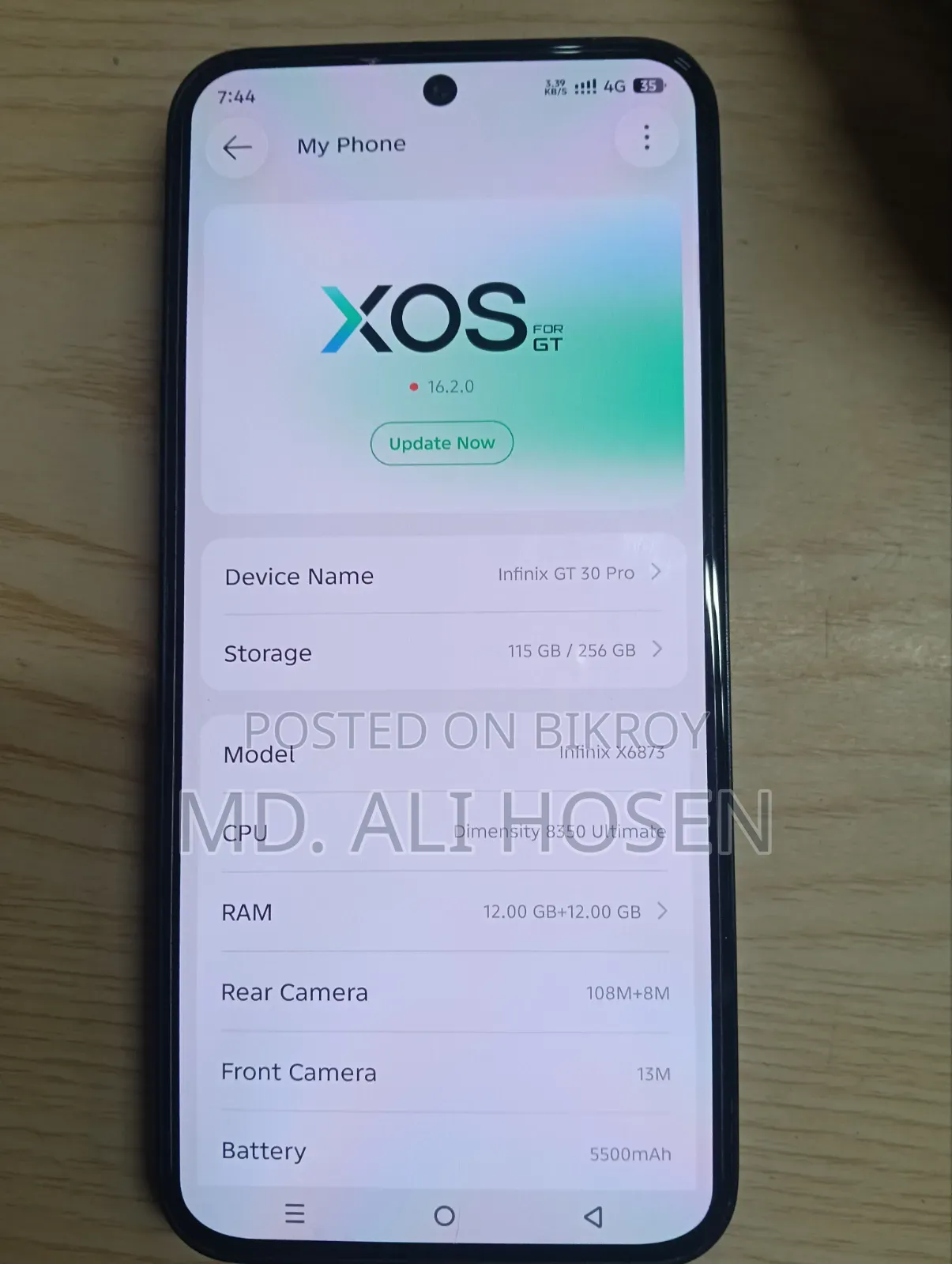 Infinix GT 30 Pro 5G 256 GB Black