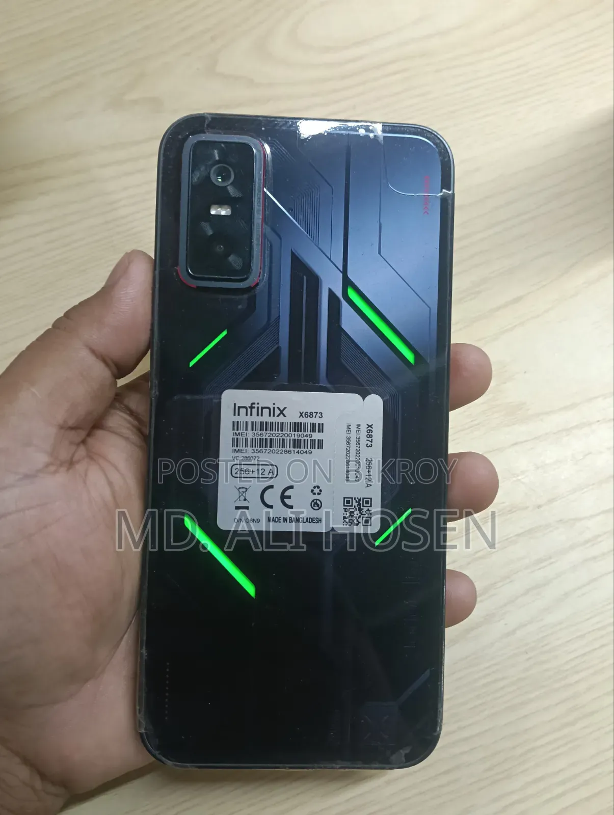 Infinix GT 30 Pro 5G 256 GB Black