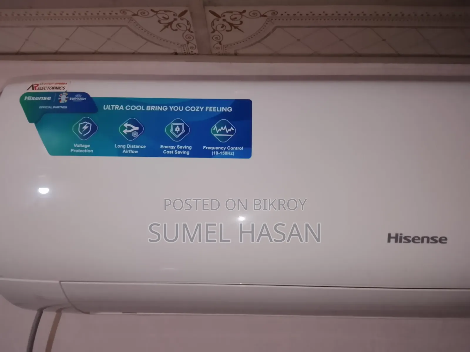 Hisense AC 1.5 Ton Inverter একদম ফ্রেশ, কেনা ১ বছর আগে,বাসায় এসে চেক