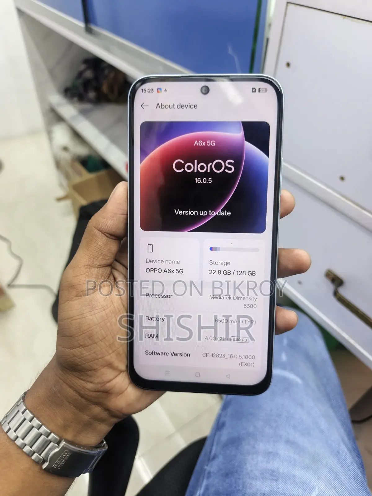 Oppo A6x 128 GB Blue