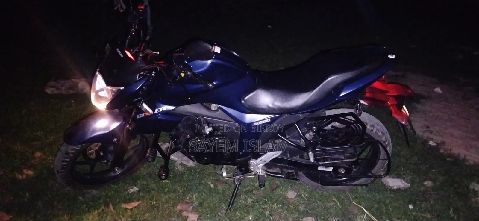 New Suzuki Gixxer 2024 Blue