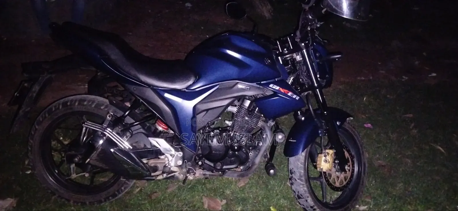 New Suzuki Gixxer 2024 Blue