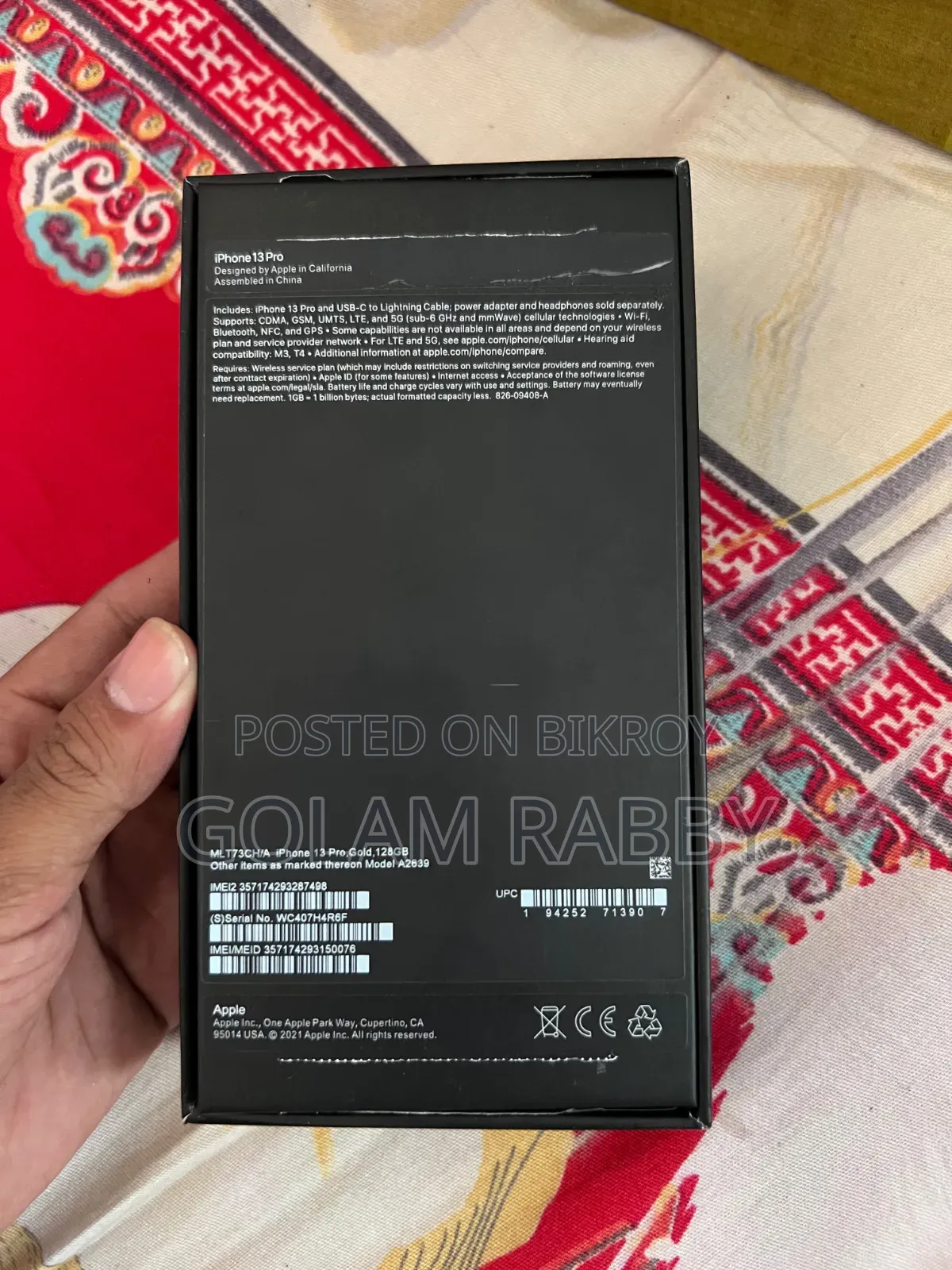 Apple iPhone 13 Pro 128 GB Gold