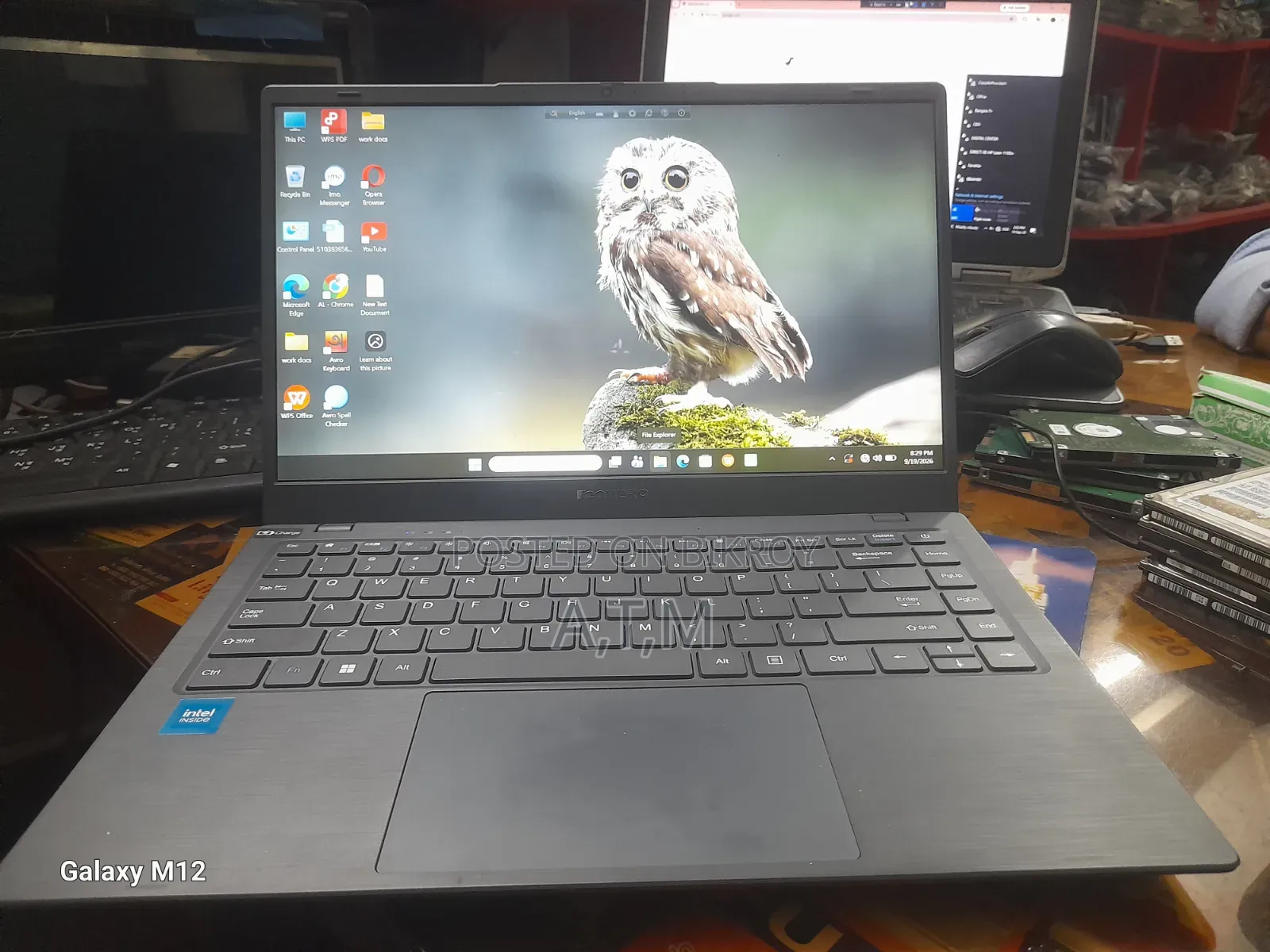 Laptop 12GB Intel SSD 256GB