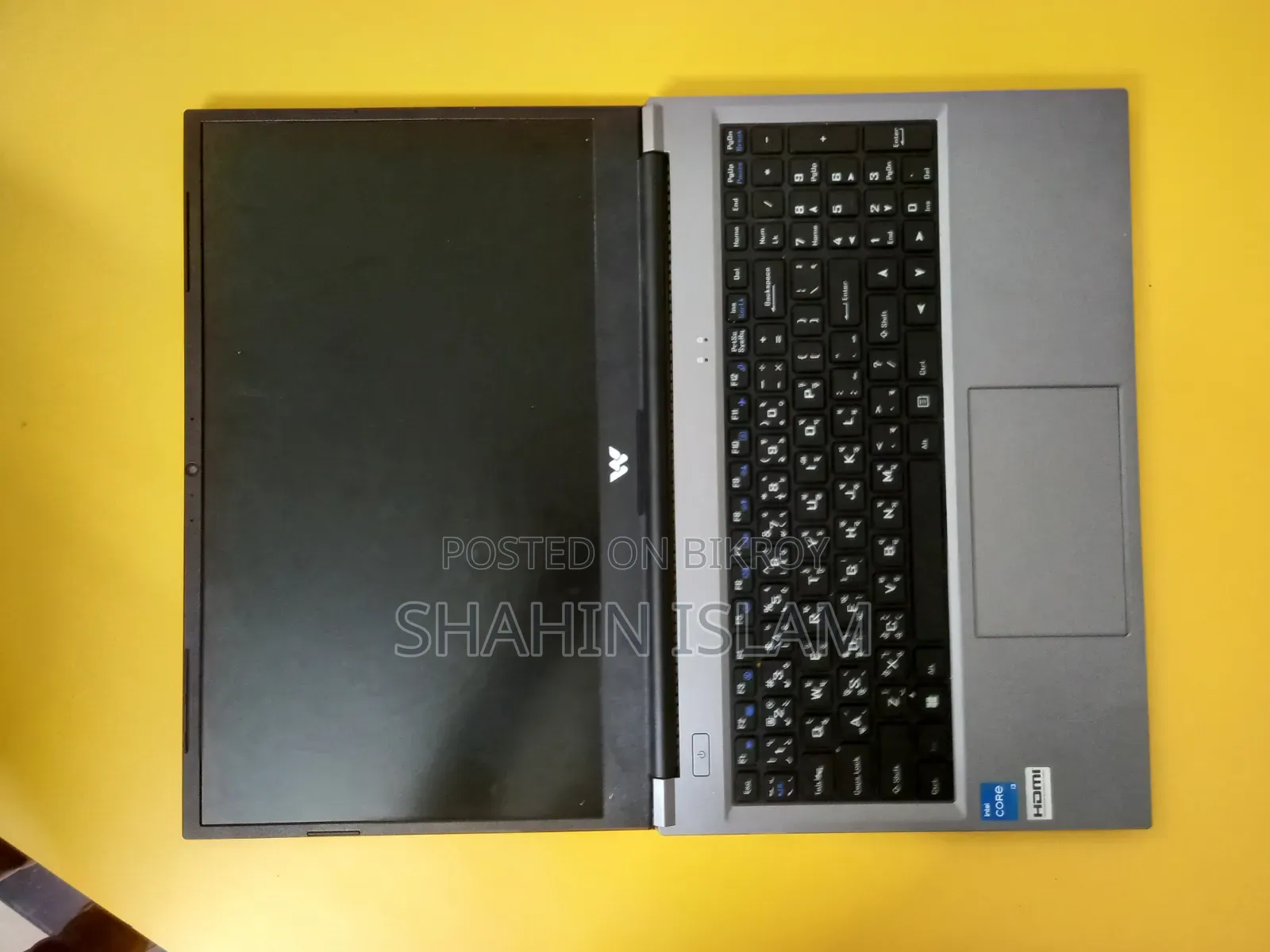 Laptop 8GB Intel Core i3 SSD 512GB