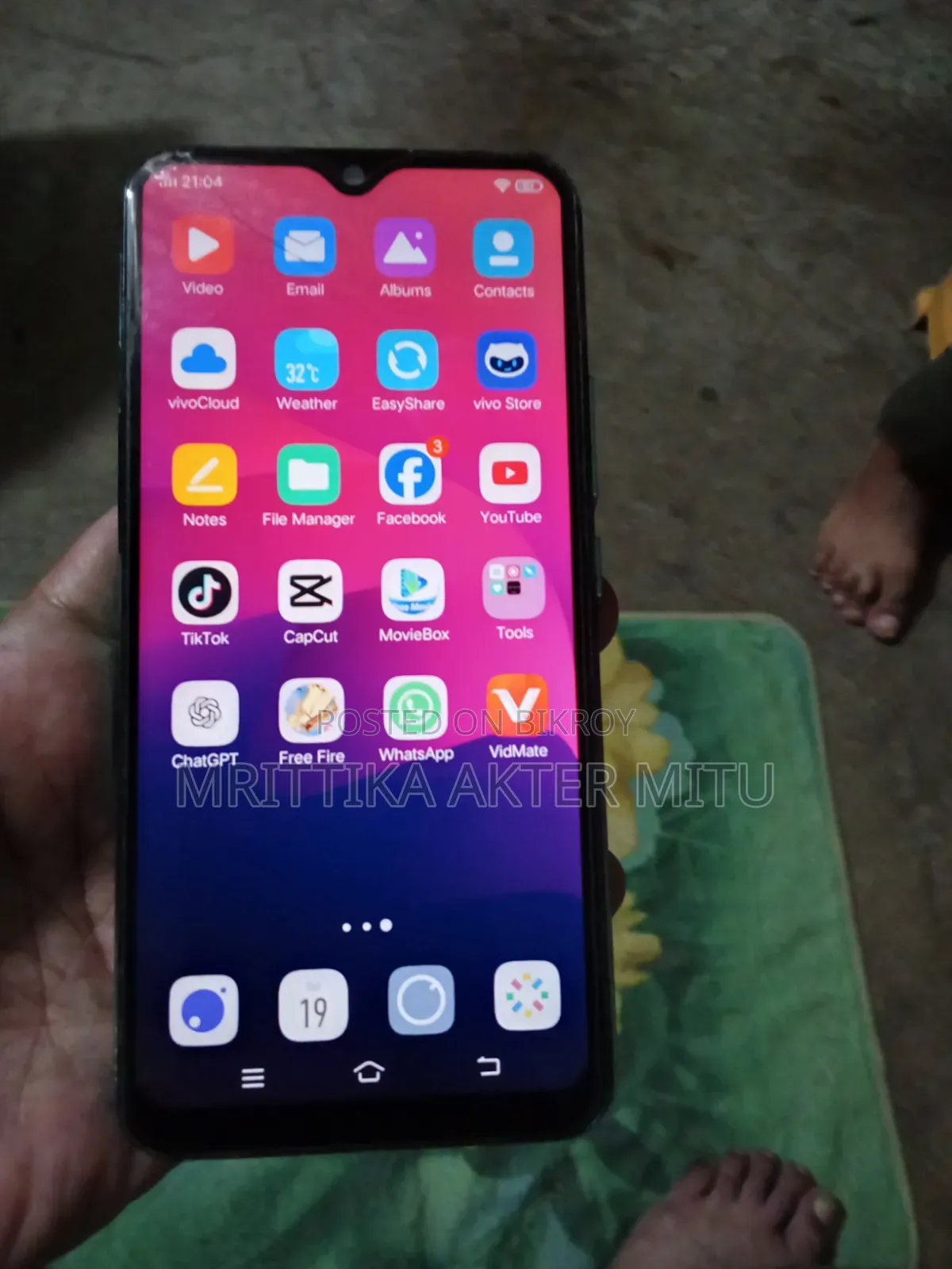 Vivo Y17 256 GB Purple