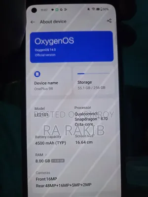 OnePlus 9R 256 GB Blue