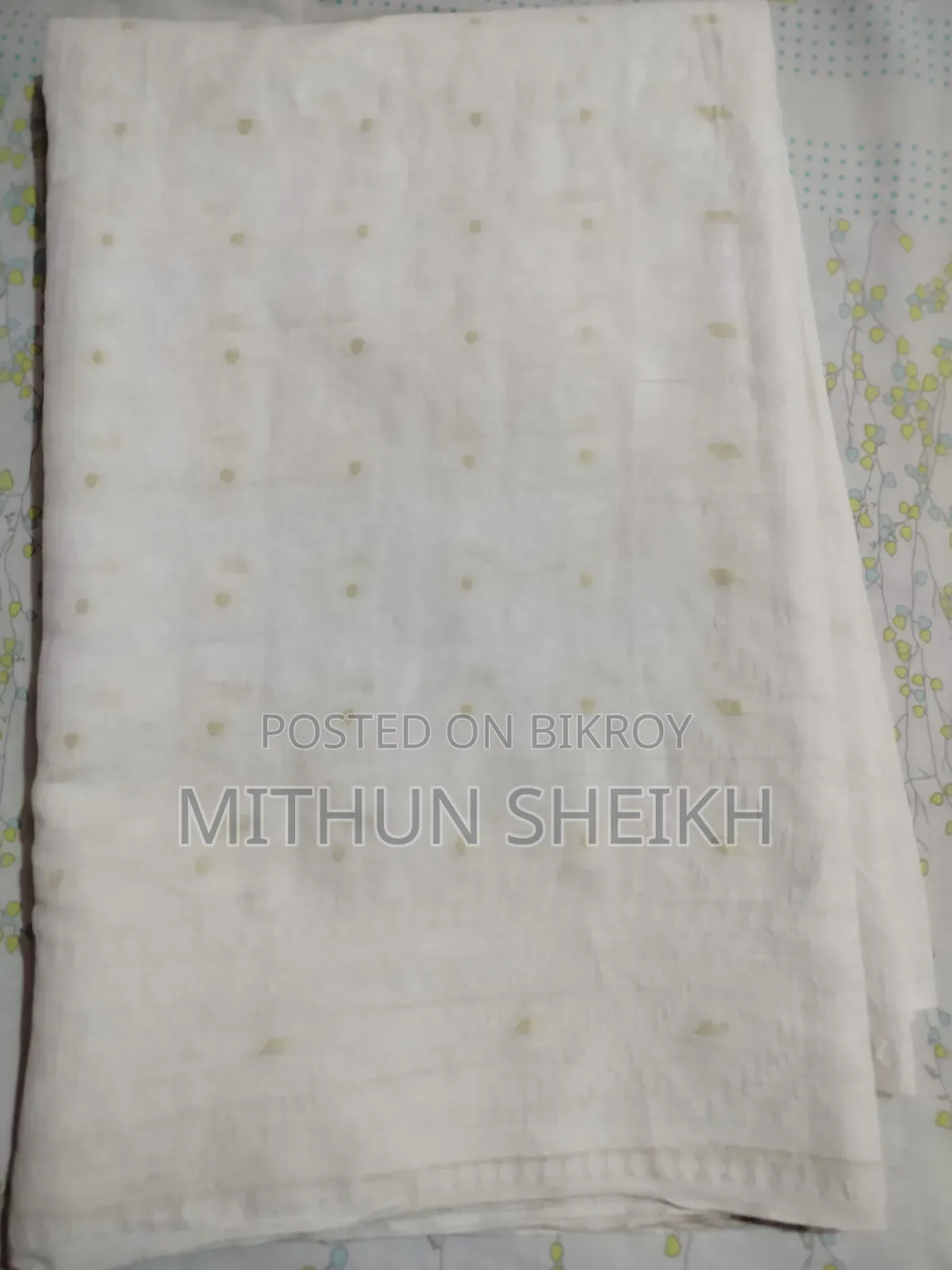 Pure White Saree