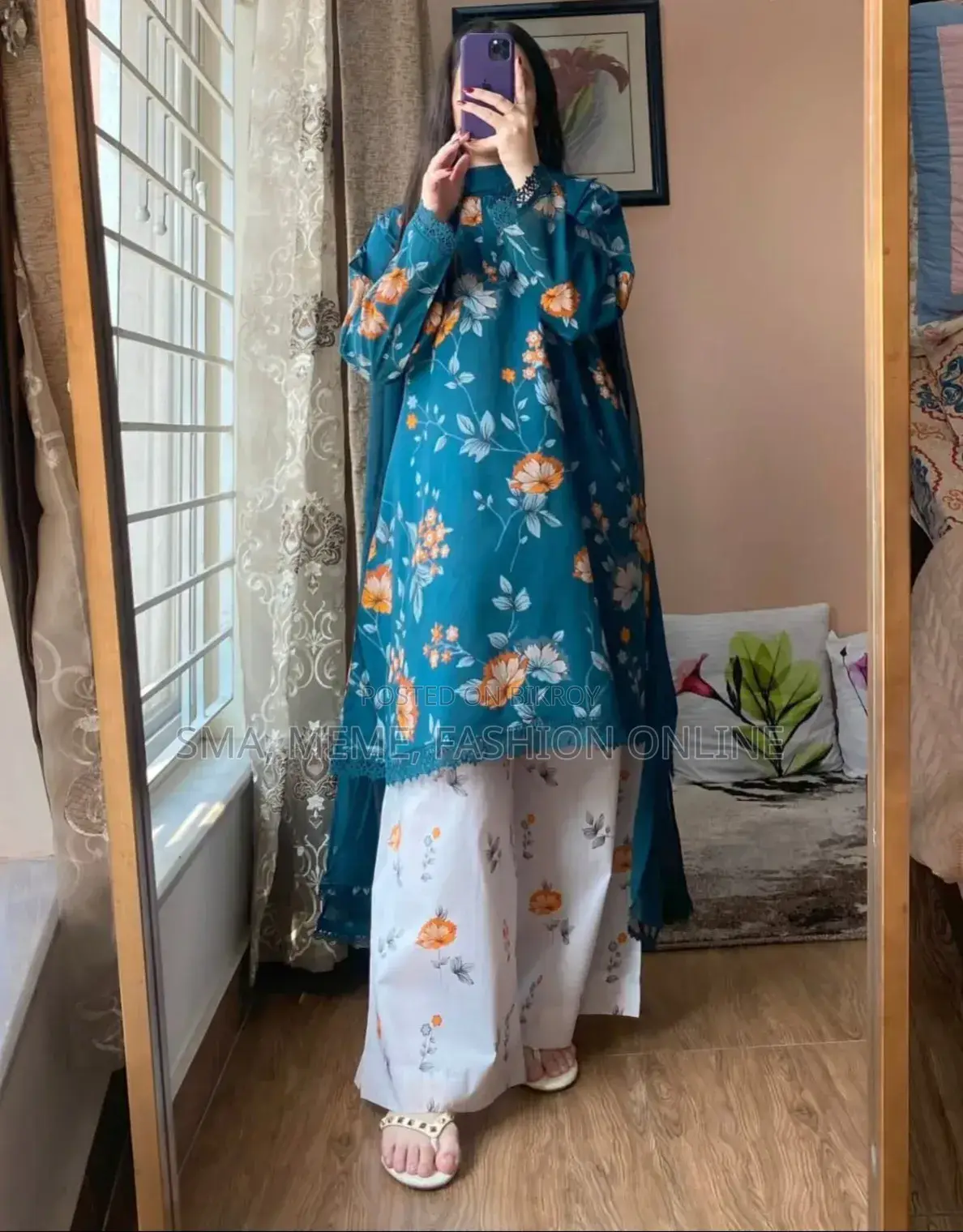 ডিজিটাল প্রিন্টেড থ্রি পিস