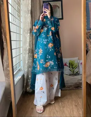 ডিজিটাল প্রিন্টেড থ্রি পিস