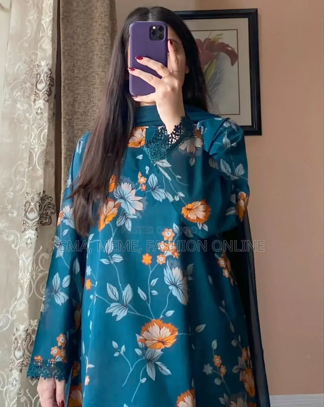 ডিজিটাল প্রিন্টেড থ্রি পিস