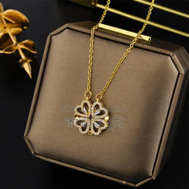 I Love You Crescent Moon Projection Necklace