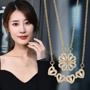 I Love You Crescent Moon Projection Necklace