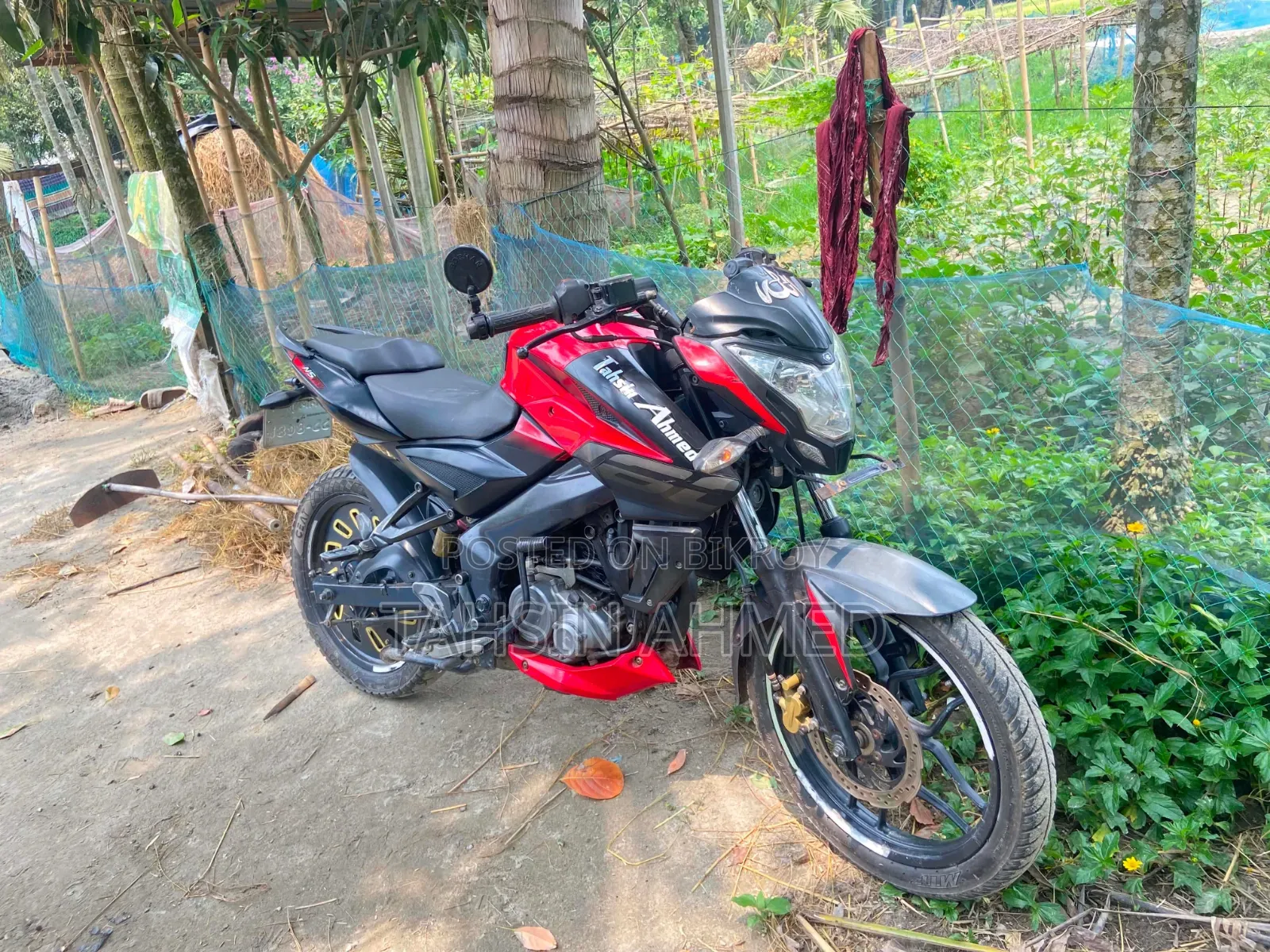 বাজাজ পালসার এনএস ১৬০ ২০২০ লাল