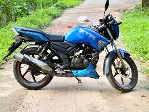 টিভিএস আপাচি আরটিআর ১৬০ টুভি ২০১৭ নীল