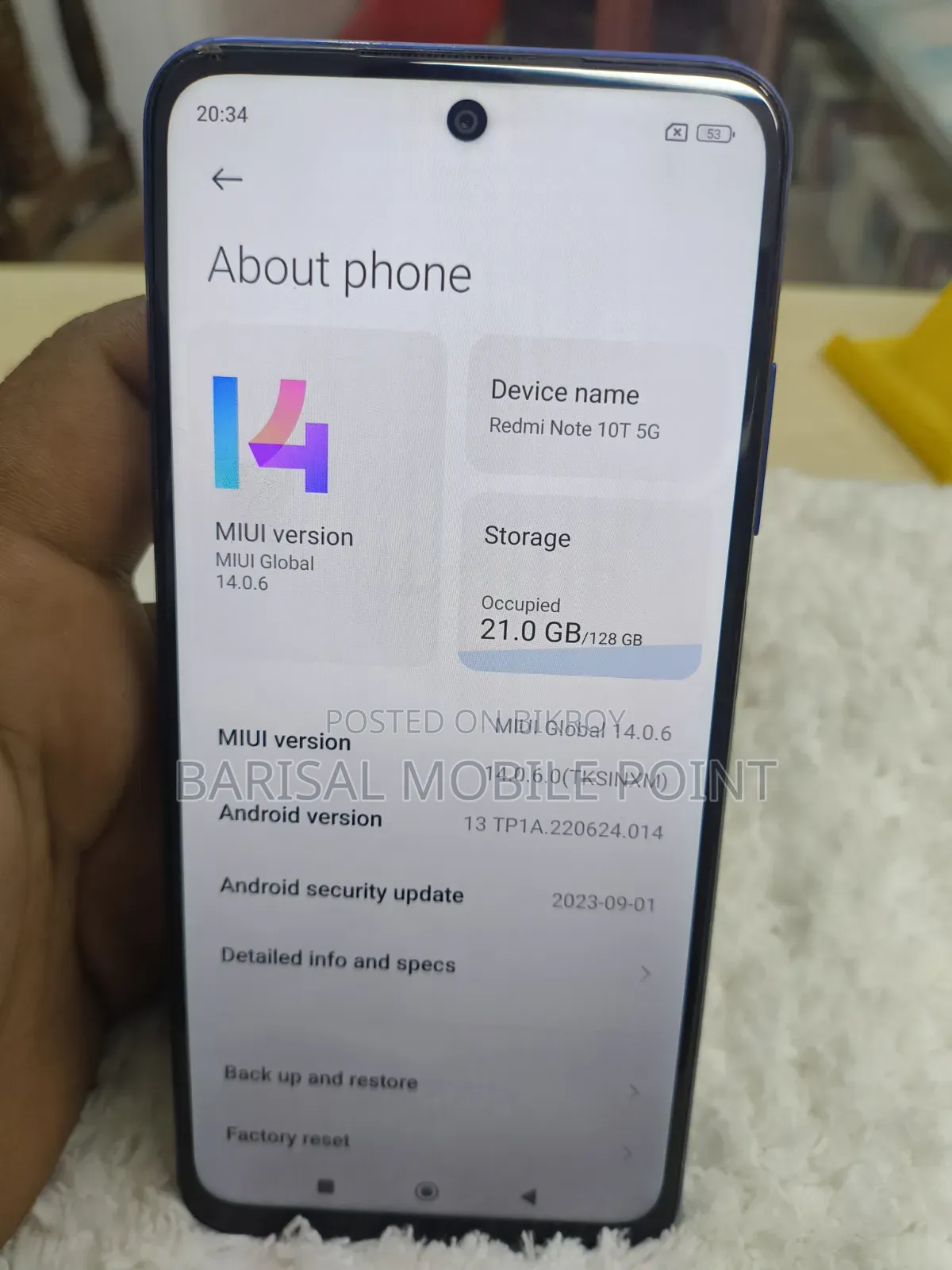 Xiaomi Redmi Note 10 128 GB Blue
