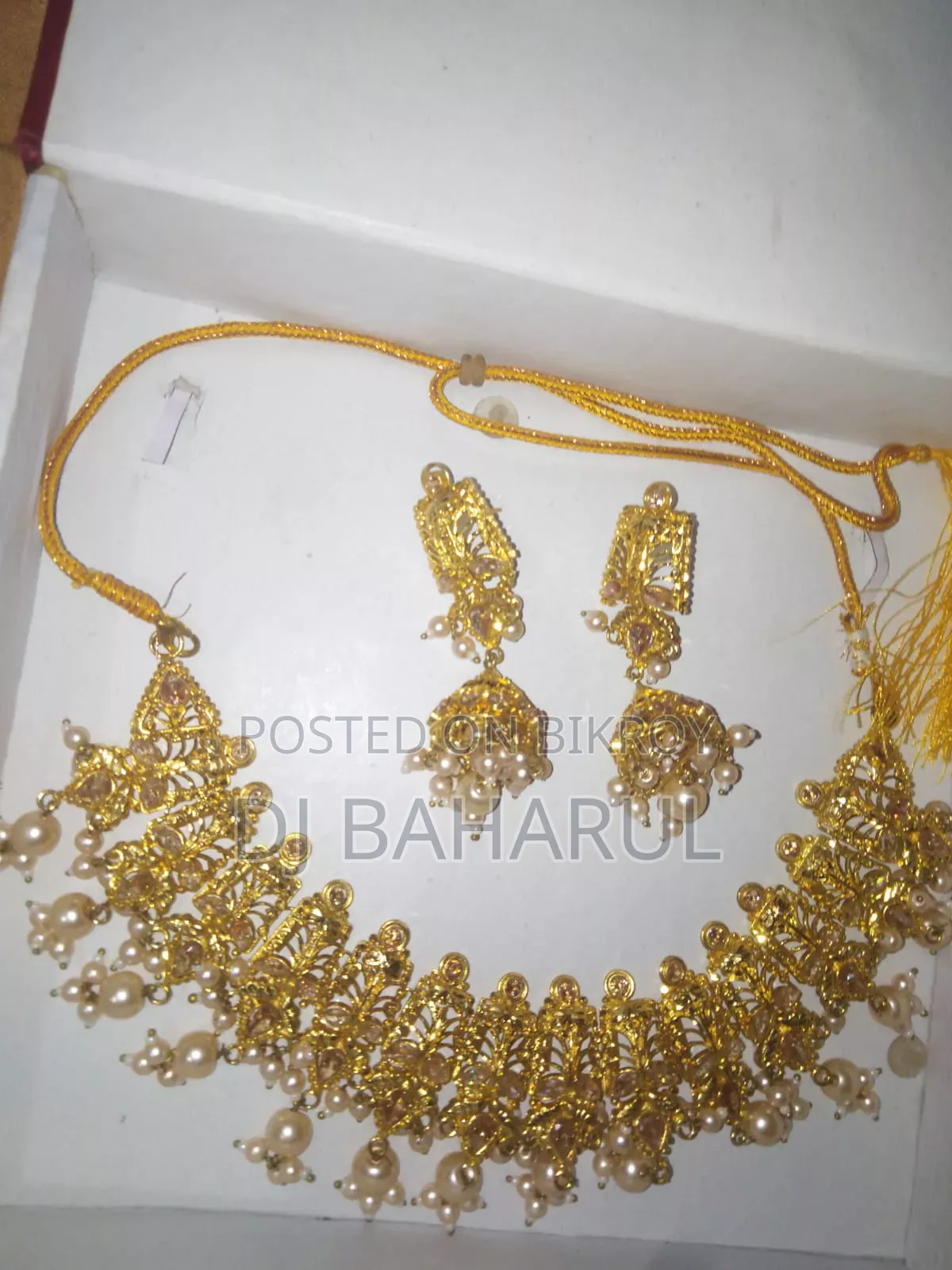 Bridal Gold Plate Jewelry Set
