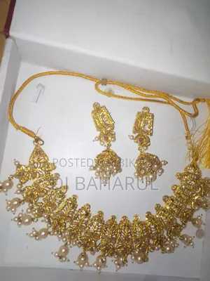 Bridal Gold Plate Jewelry Set