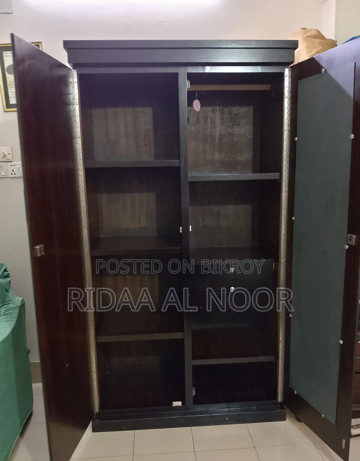 Two-door MDF Almirah made to order.