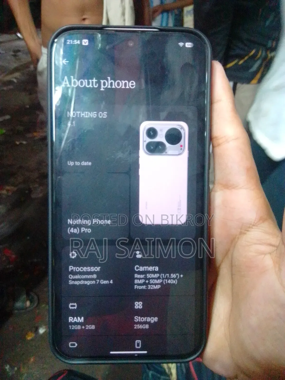 Nothing Phone 4a Pro 256 GB White