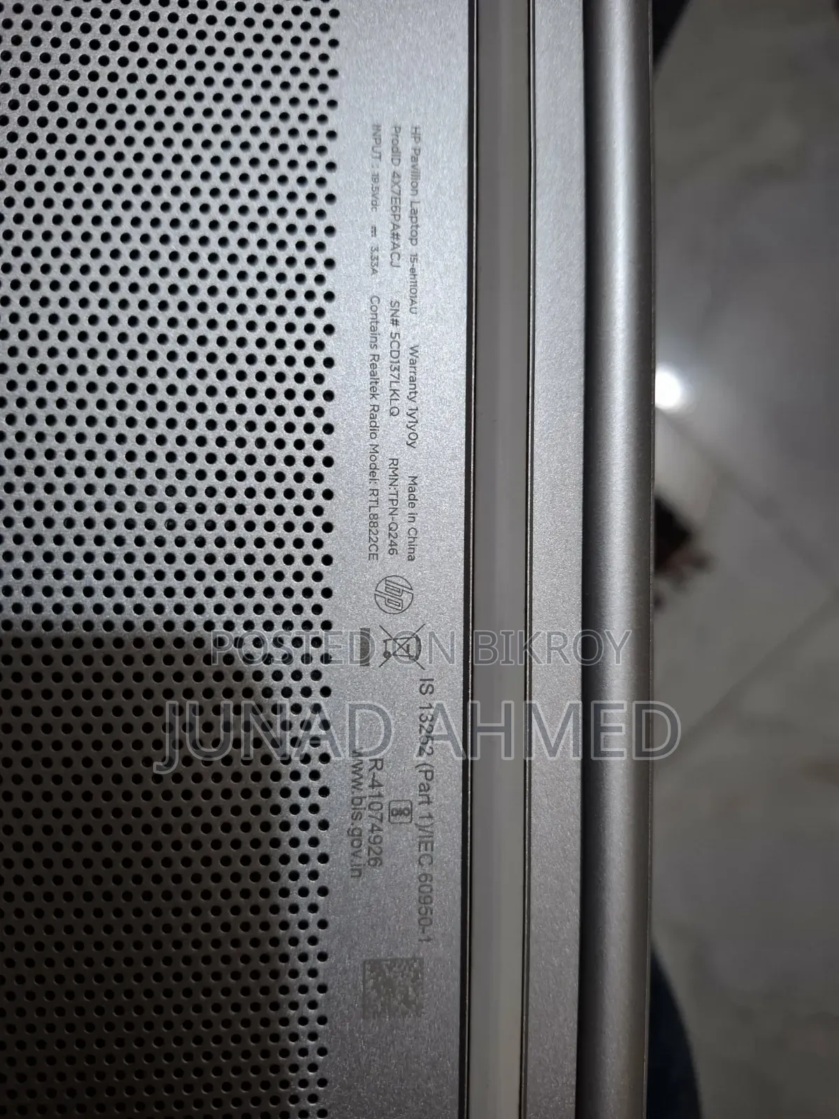 Laptop HP 15 8GB AMD Ryzen 5 SSD 500GB