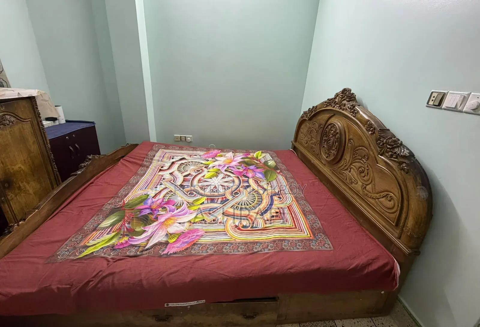 Teak Wood Bed for Sale