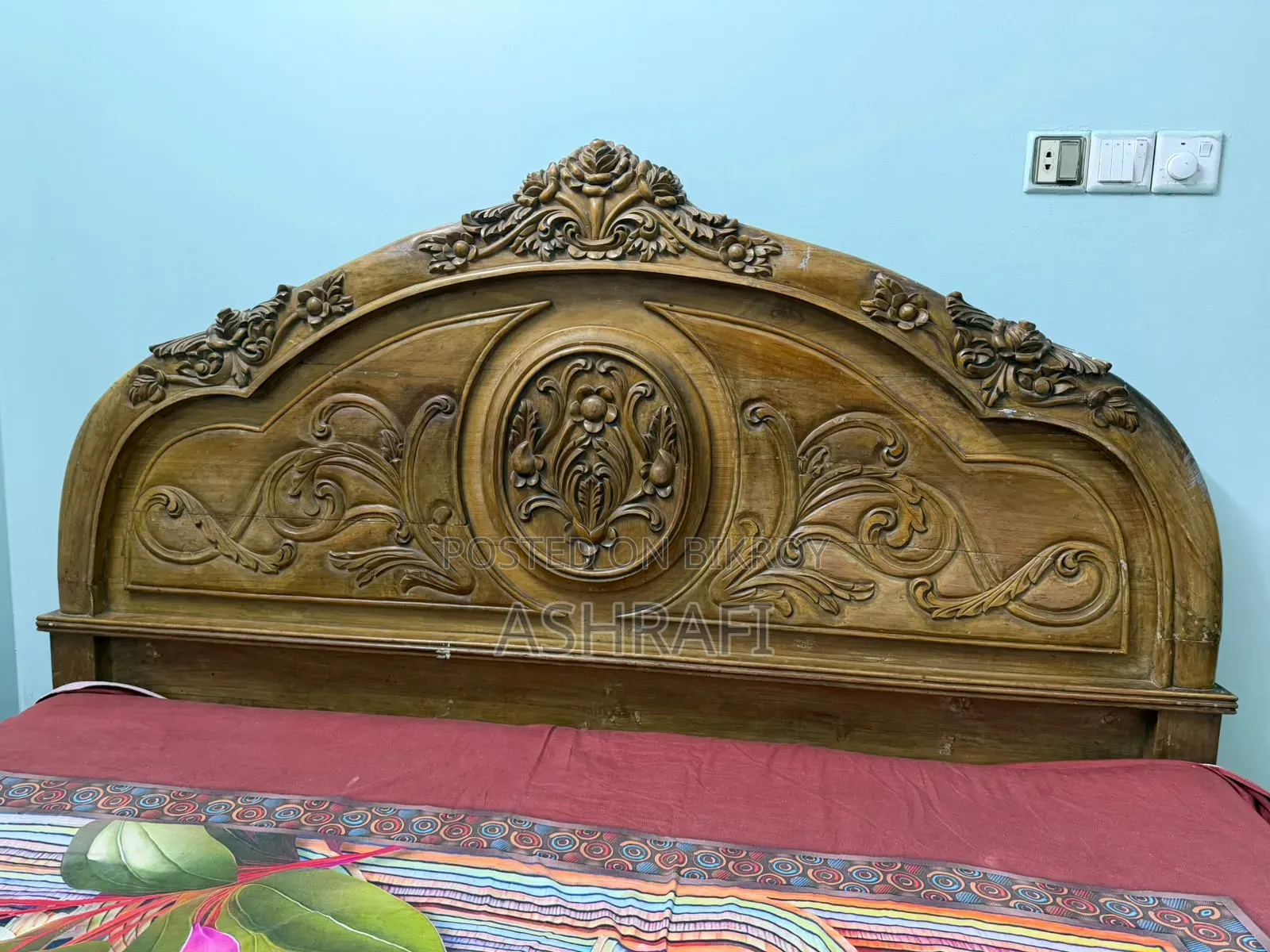 Teak Wood Bed for Sale