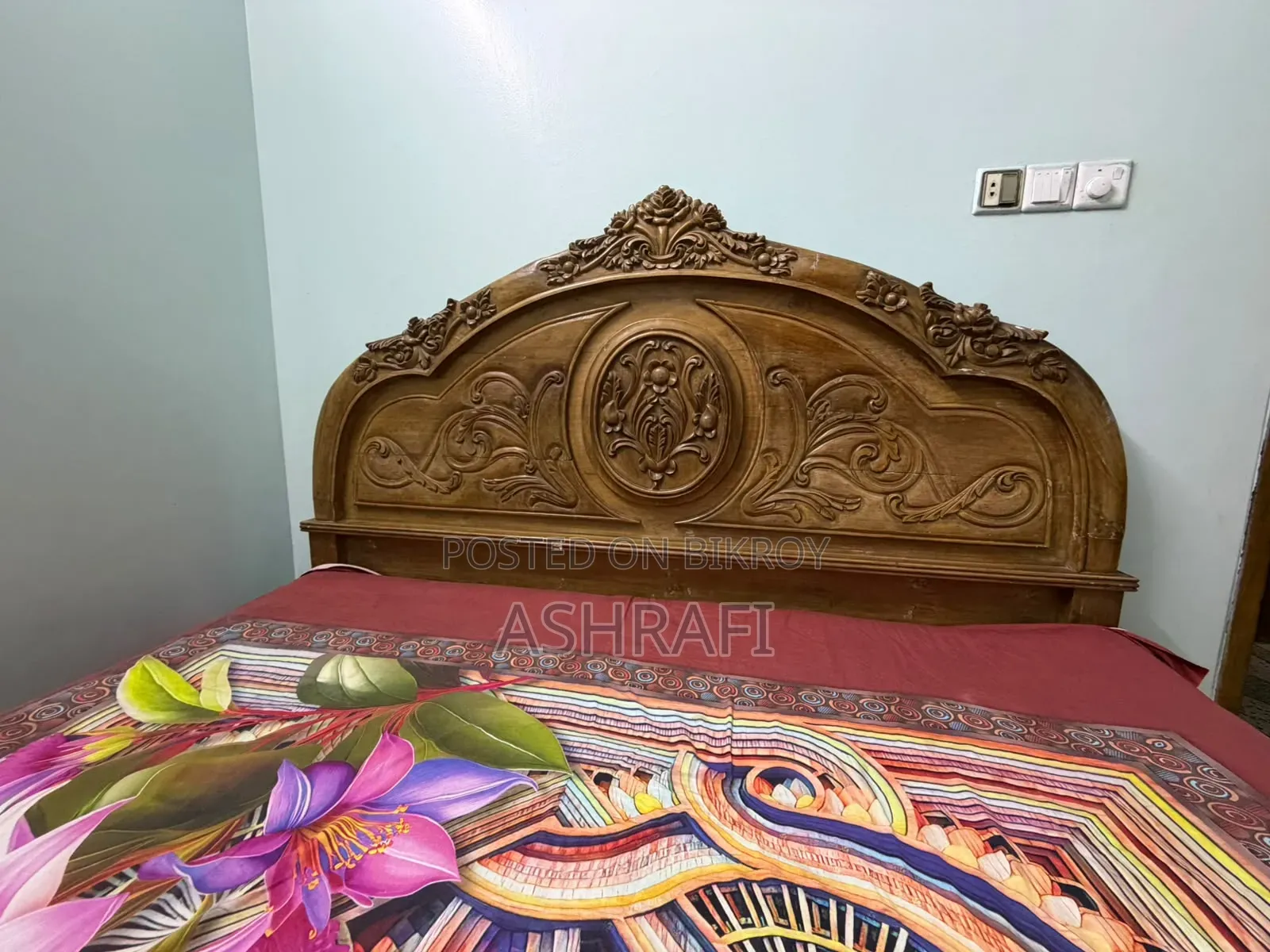 Teak Wood Bed for Sale