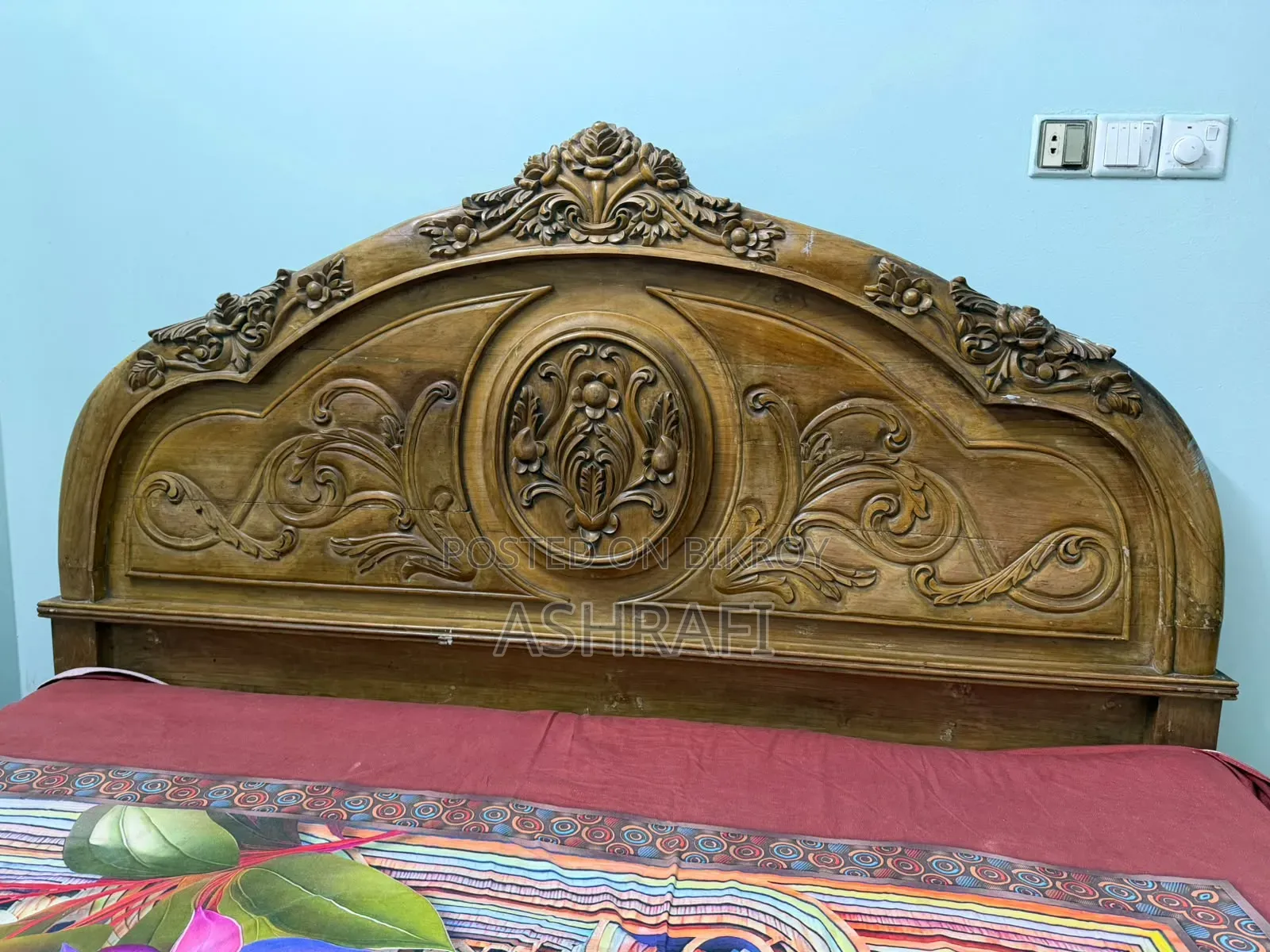 Teak Wood Bed for Sale