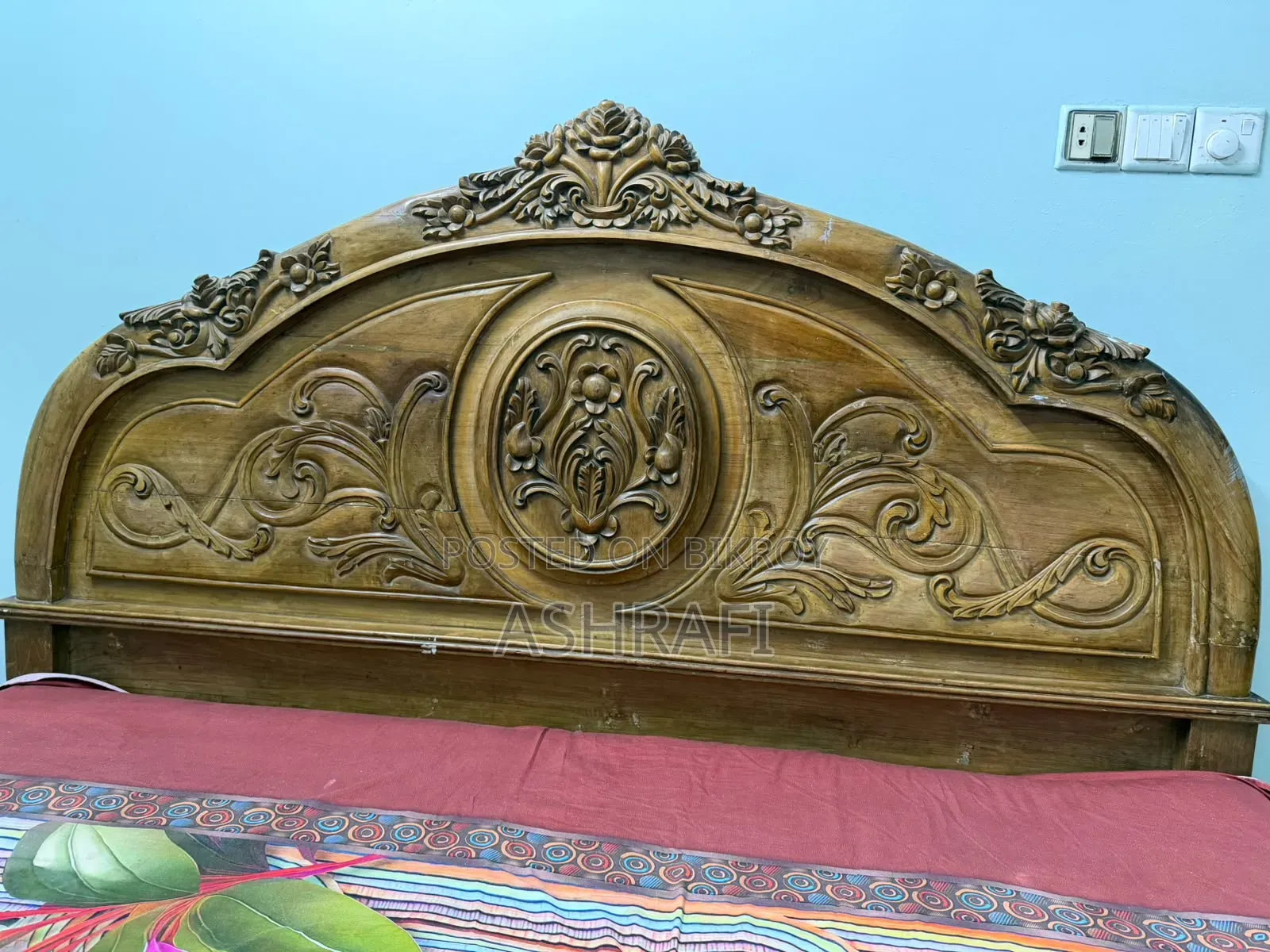Teak Wood Bed for Sale
