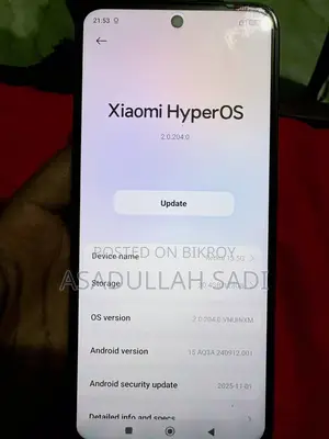 নতুন শাওমি রেডমি নোট ১৩ ২৫৬ জিবি ব্ল্যাক