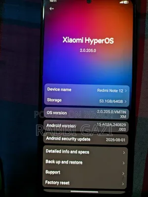 Xiaomi Redmi Note 12 128 GB Black
