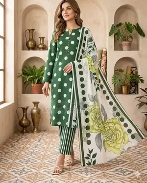 Skin Print Three Piece