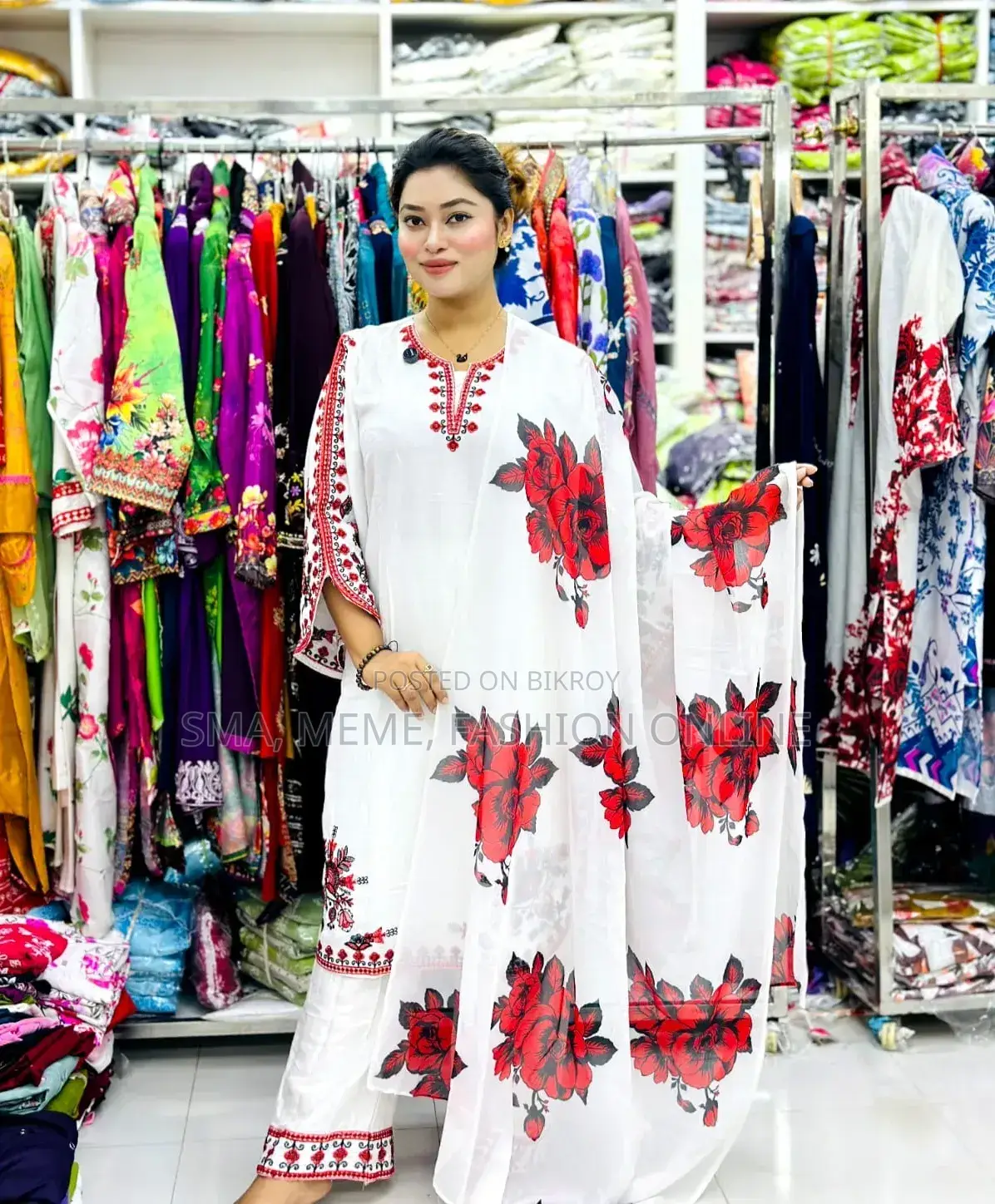 পূজা স্পেশাল থ্রি পিস