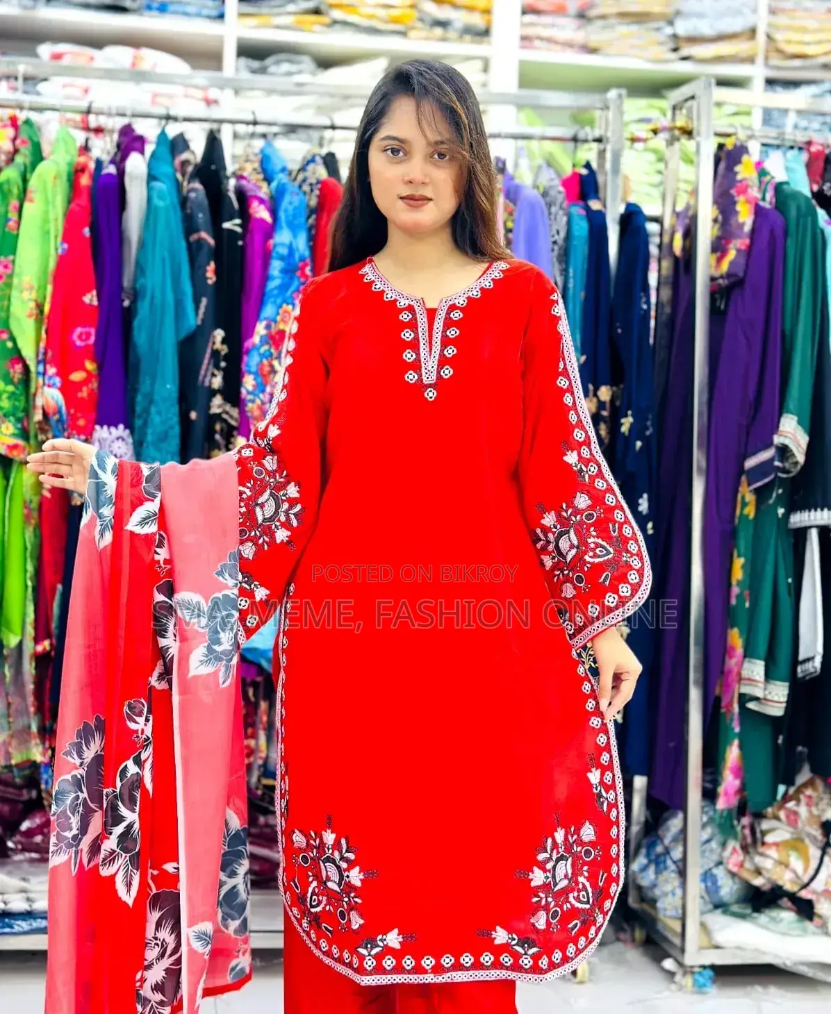 পূজা স্পেশাল থ্রি পিস