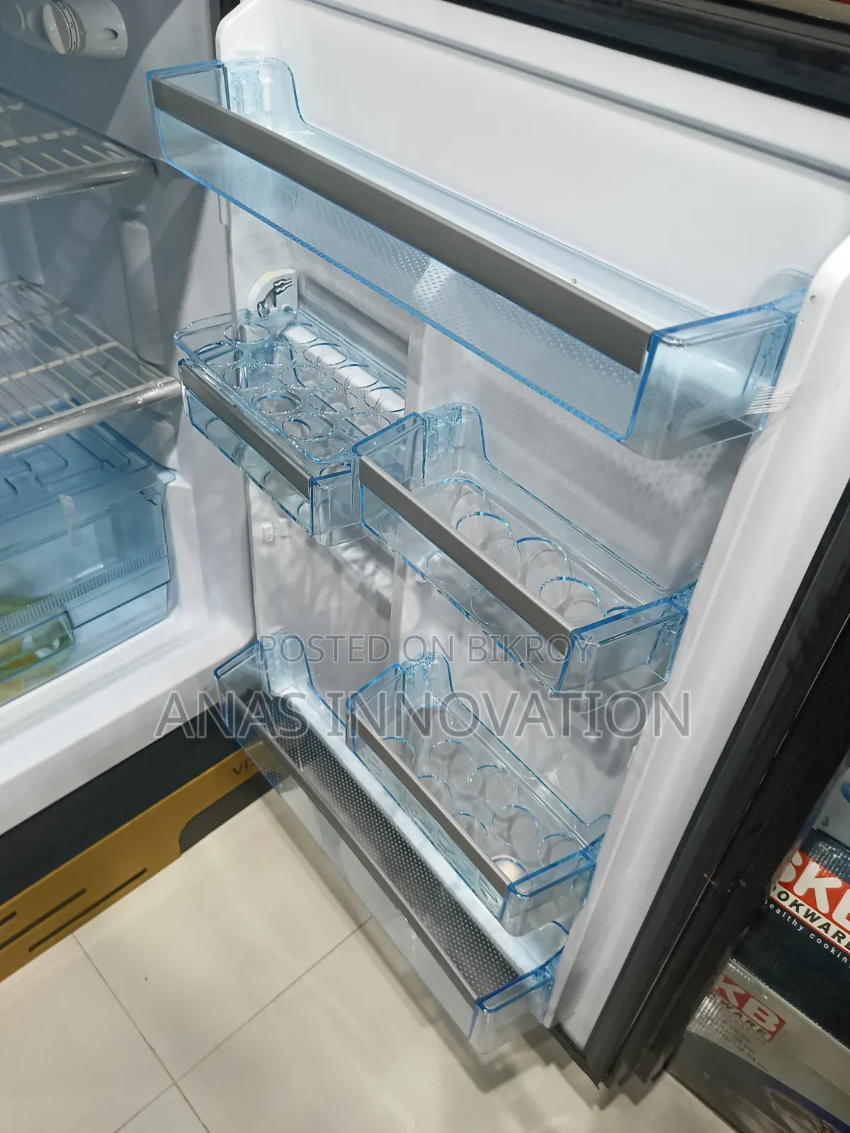 VISION Top Mount Refrigerator RE-280 Liter Mirror White Purple