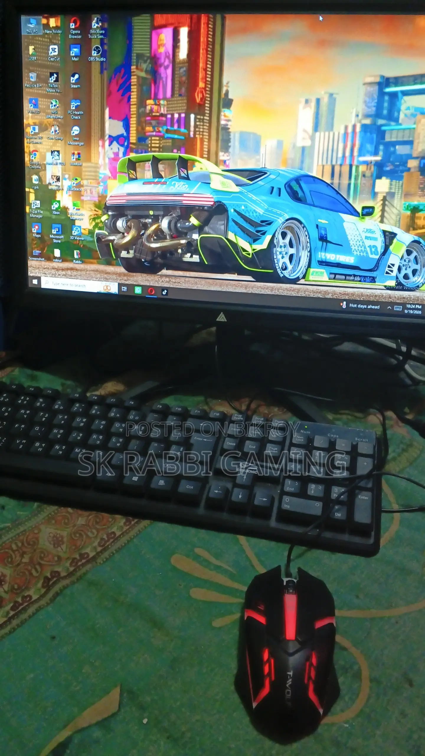 Desktop Computer 8GB Intel Core i5 HDD+SSD 512GB