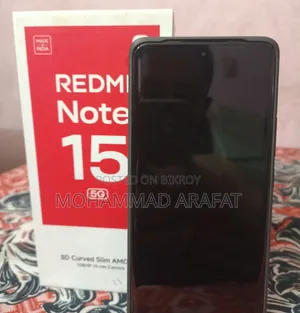 শাওমি রেডমি নোট ১৫ ২৫৬ জিবি কালো