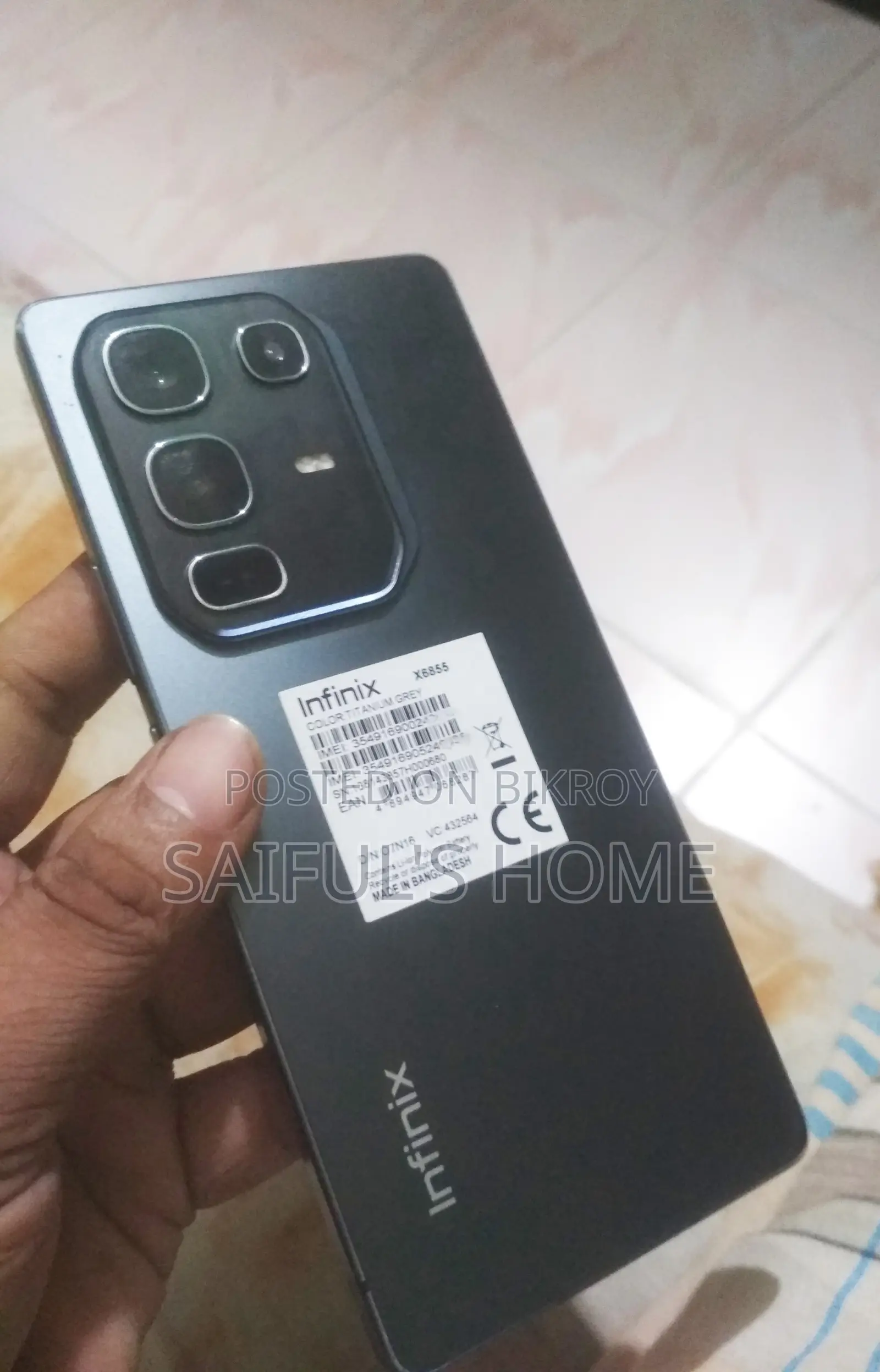 Infinix Note 50 Pro 256 GB Gray
