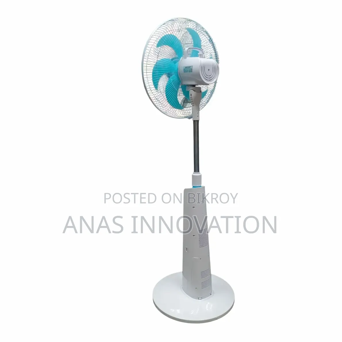 28 Hours Backup Fan Novena Rechargeable Remote Control Stand Fan 16 Inch