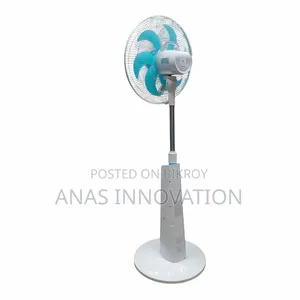 28 Hours Backup Fan Novena Rechargeable Remote Control Stand Fan 16 Inch