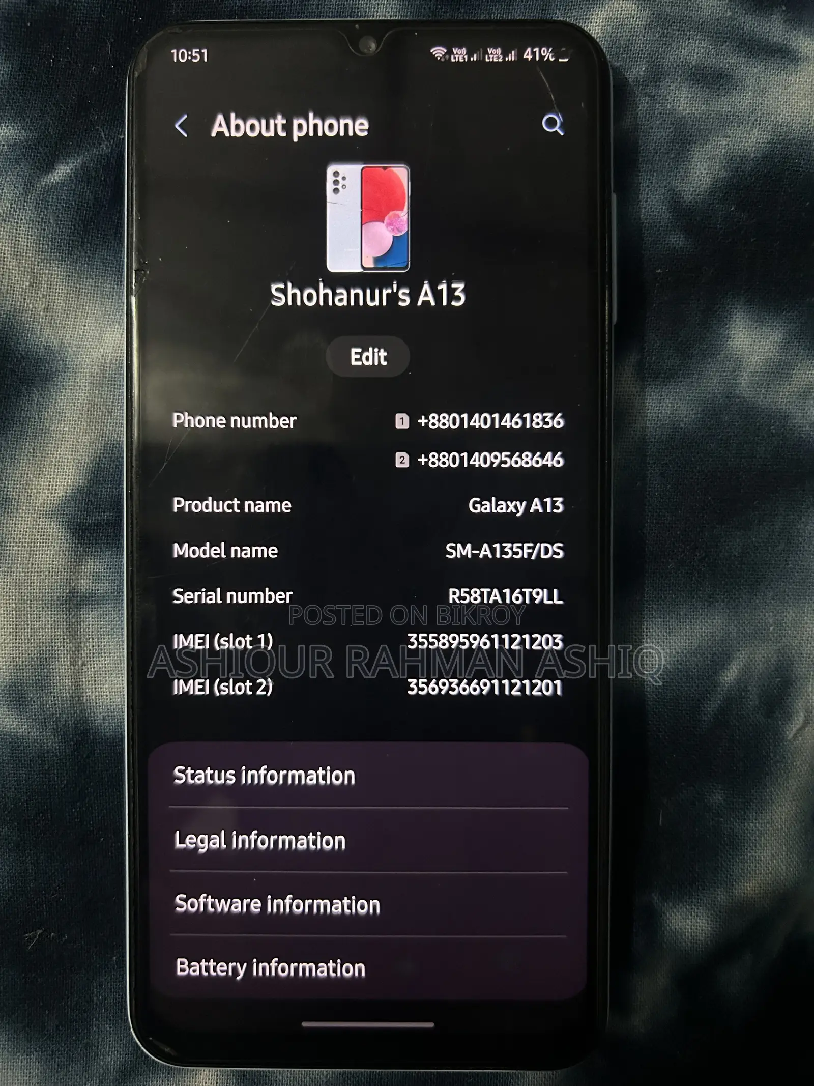 Samsung Galaxy A13 64 GB Blue