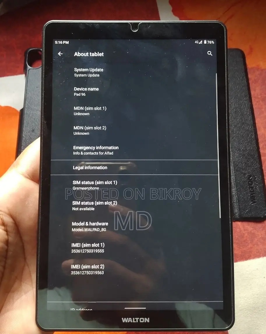 Walton Walpad 8G 64 GB Gray