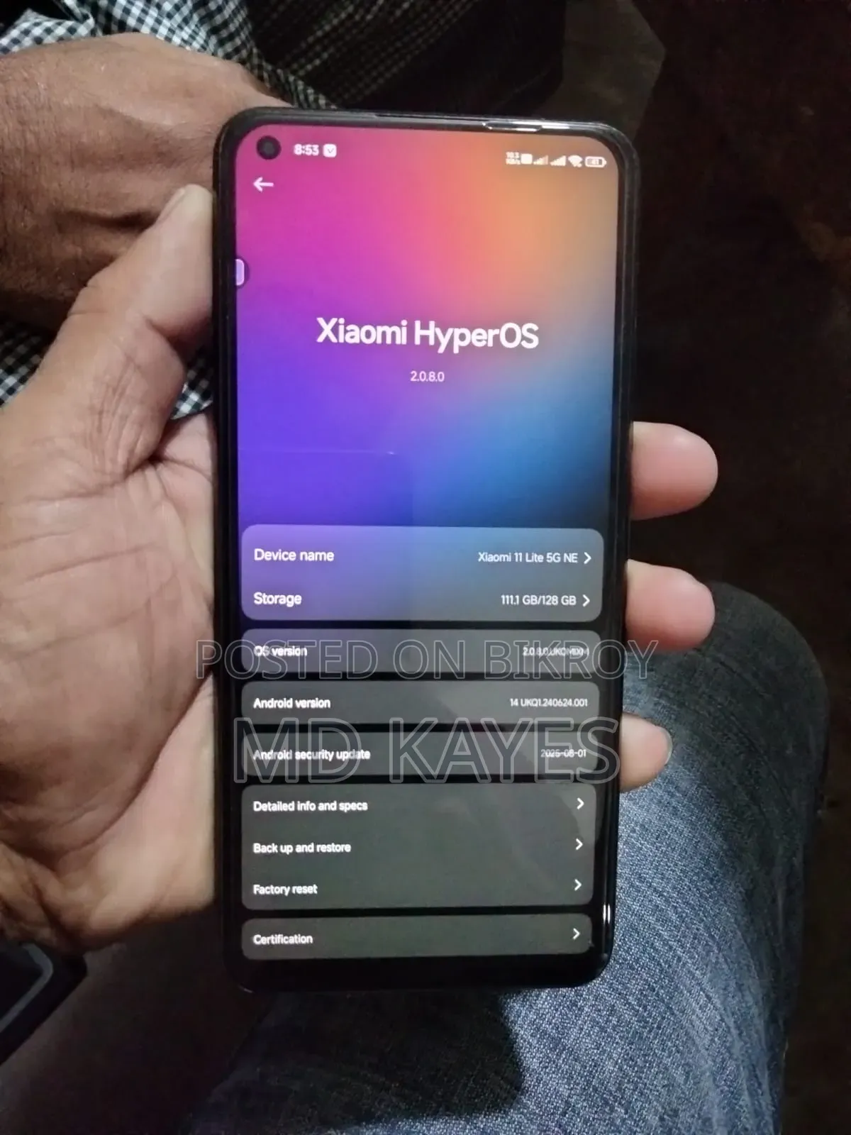 Xiaomi 11 Lite 5G NE 128 GB Black