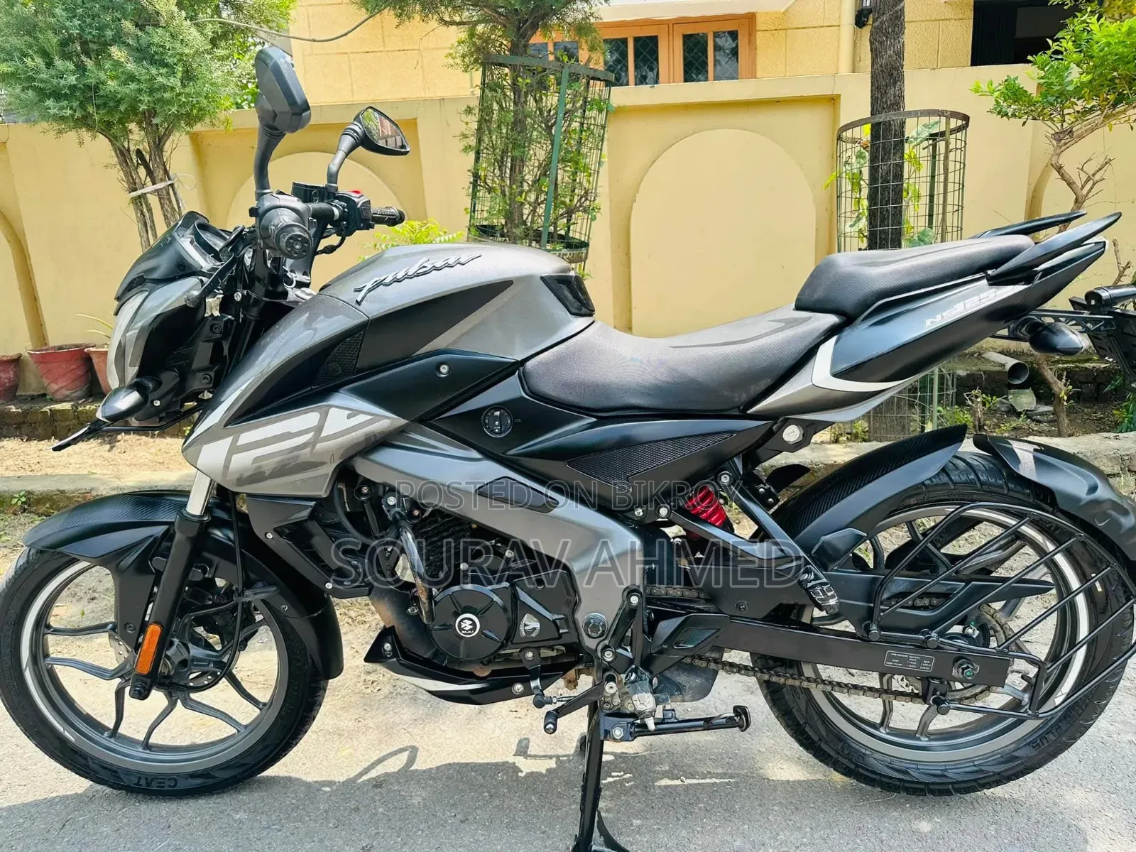 নতুন বাজাজ পালসার এনএস১২৫ ২০২৫ গ্রে