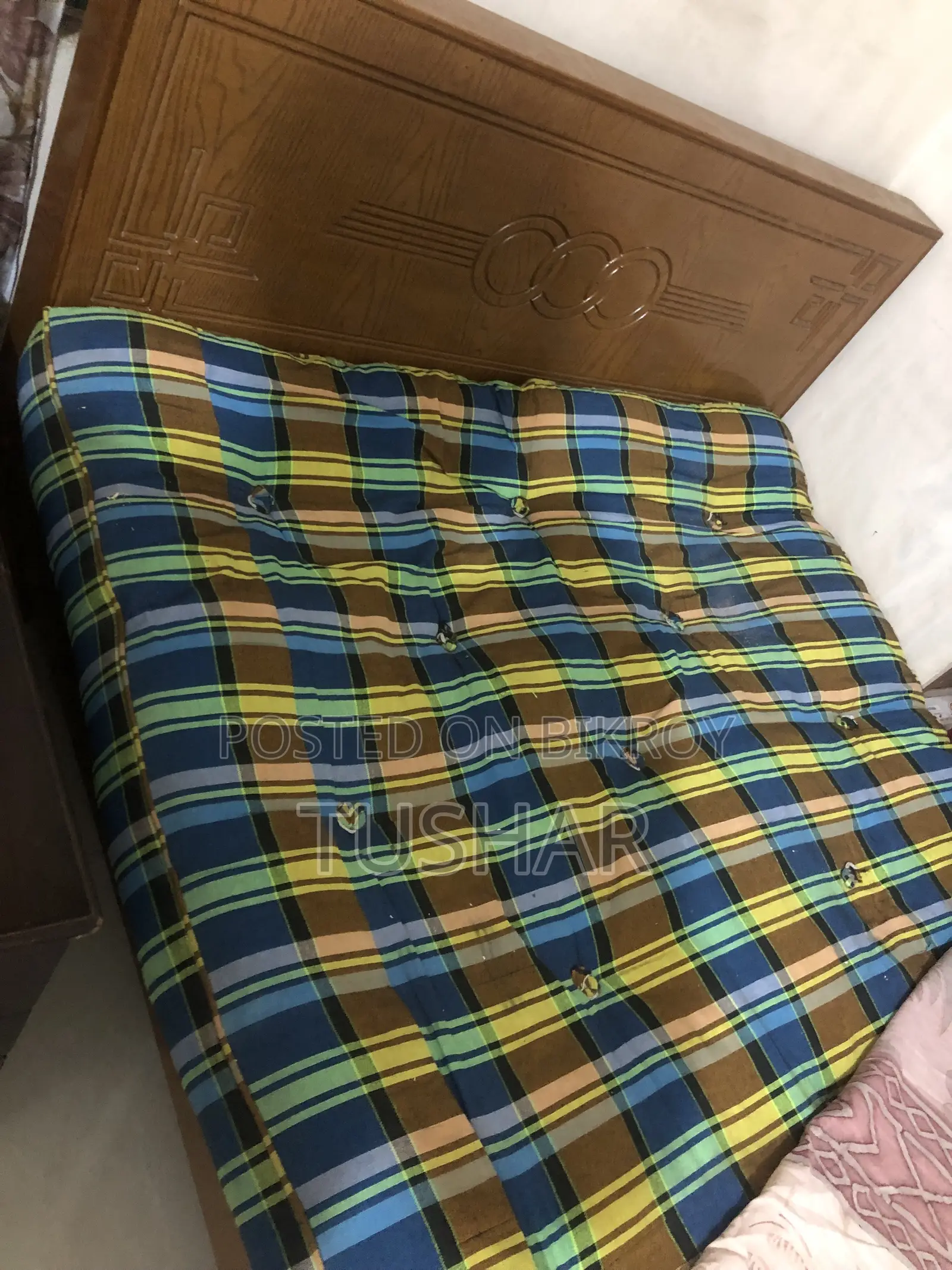 Semi Double Bed With Toshok Sale